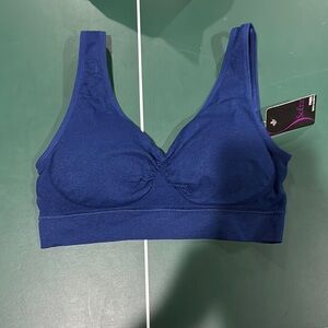 Sofra Deep Blue Seamless Bra